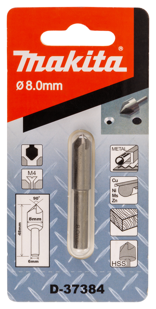 Makita D-37384 Countersink 5 Cutting Edges 8mm - photo 2