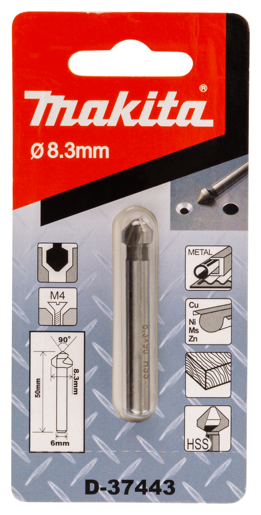 Makita D-37443 Countersink 3 Cutting Edges 8.3mm - photo 2