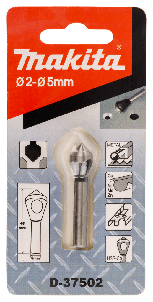 Makita D-37502 Countersink Slanting Hole 2-5mm - photo 2