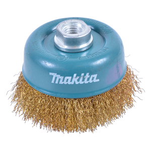 Makita D-39780 Cup Brush Crimped Brass-Coated 90mm X M1