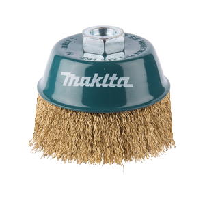 Makita D-39805 Cup Brush Crimped Brass-Coated 100mm X M