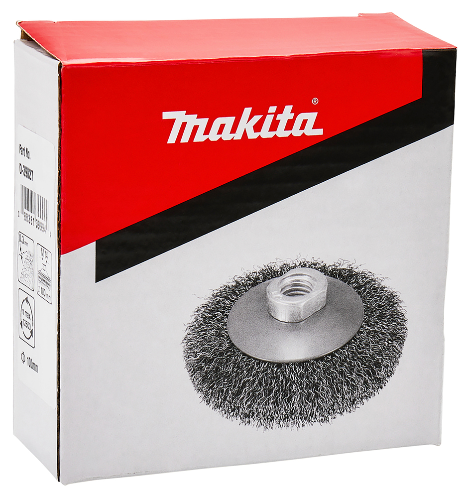Makita D-39827 Bevel Brush Crimped 100mm X M14