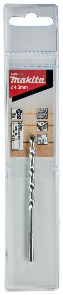 Makita D-40755 Masonry Drill Bit For Brick 4.5mm X 85 - photo 2