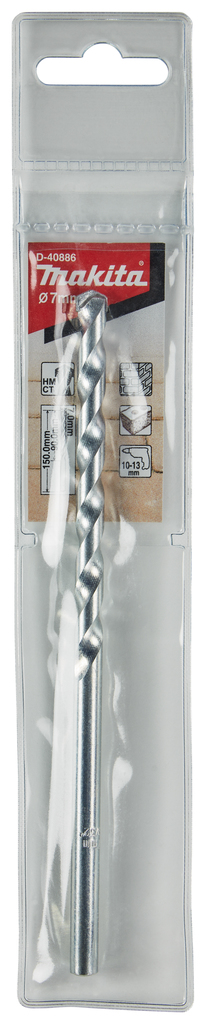 Makita D-40886 Masonry Drill Bit For Brick 7mm X 150 - photo 2