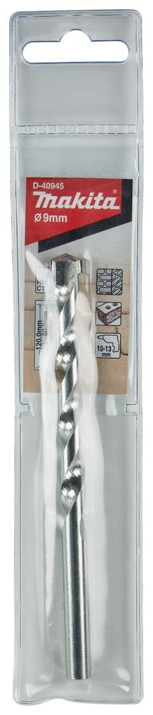 Makita D-40945 Masonry Drill Bit For Brick 9mm X 120 - photo 2