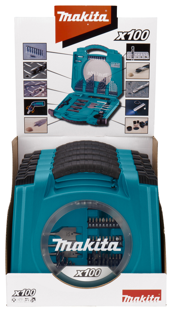 Makita D-42036-5 100pcs. Bit & Hand Tool Set B100 5pcs/S