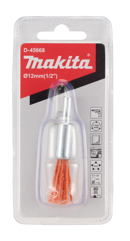Makita D-45668 Nylon End Brush (Coarse) 12mmx6mm
