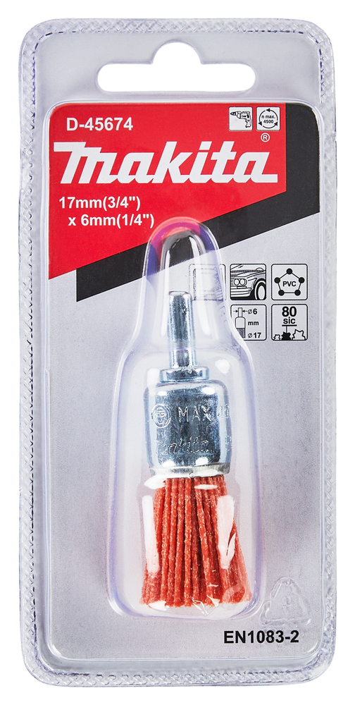 Makita D-45674 Nylon End Brush (Coarse) 17mmx6mm