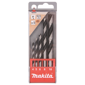 Makita D-57211 Wood Drill 5pcs/Bits