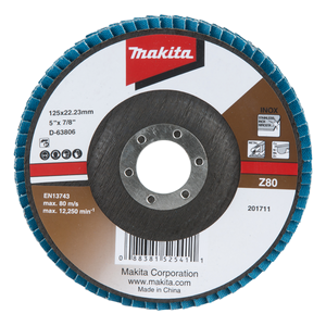Makita D-63806 Flap Disc 125mm Z80 Angle Type