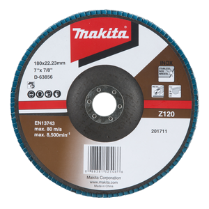 Makita D-63856 Flap Disc 180mm Z120 Angle Type