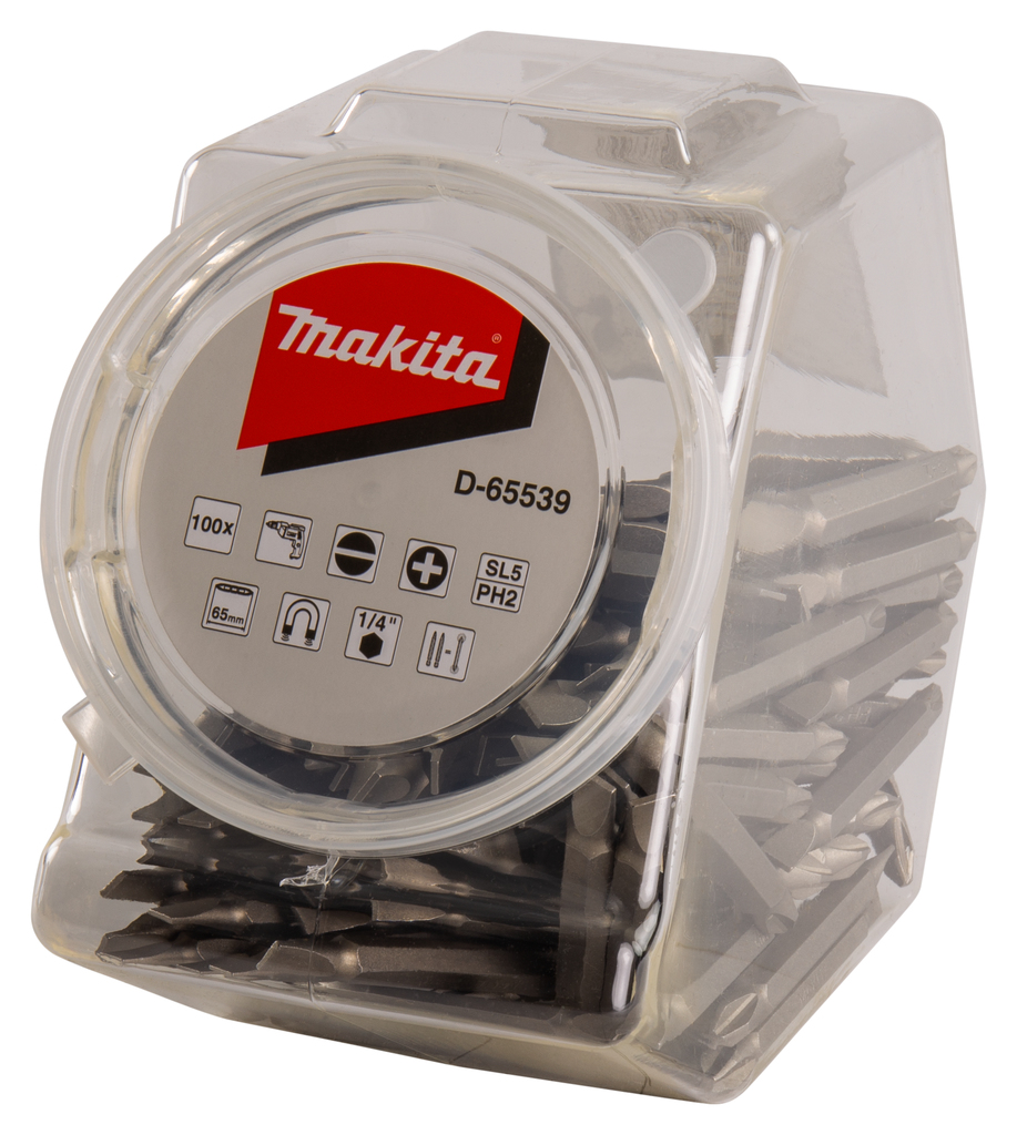 Makita D-65539 Ph2-Sl5x65mm 100pcs Candy Jar - photo 3