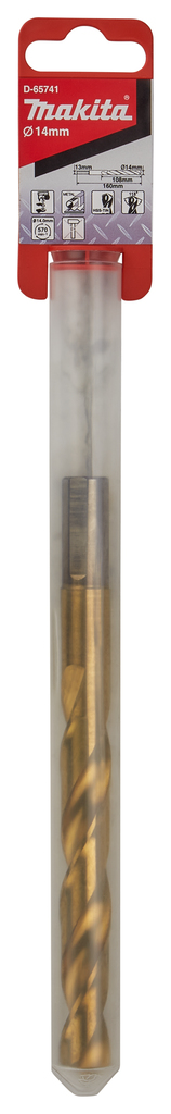 Makita D-65741 Hss-Tin Metal Drill Bit 14mm - photo 2