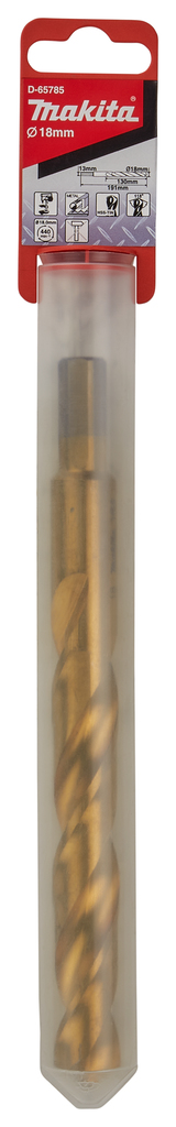 Makita D-65785 Hss-Tin Metal Drill Bit 18mm - photo 2