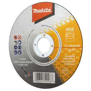 Makita D-65969 Cut-Off Wheel 125x1.2x22.23 Wa46r Inox - photo 2