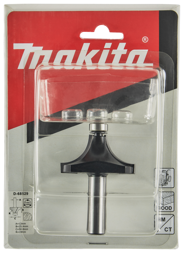 Makita D-68529 Router Roundover Bit 12-50.8-76.2 - photo 2