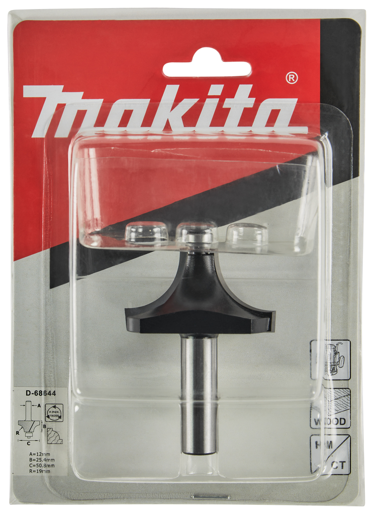 Makita D-68644 Router Beading Bit 12-50.8-74.6 - photo 2