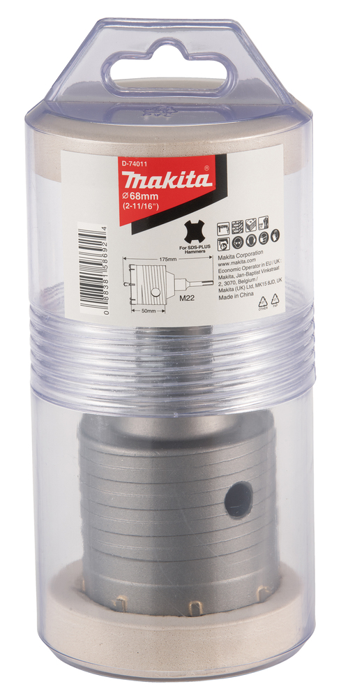 Makita D-74011 Core Cutter Set 68mm 1pc/Set