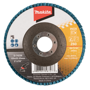 Makita D-74239 Flap Disc 125mm Z60 Flat Type