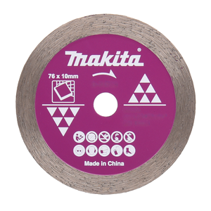 Makita D-77263 Diamond Wheel 76x10mm Dry 1pc