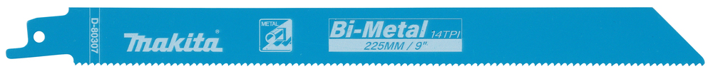 Makita D-80307 Reciprosaw Blade, Metal 14tpi 225mm