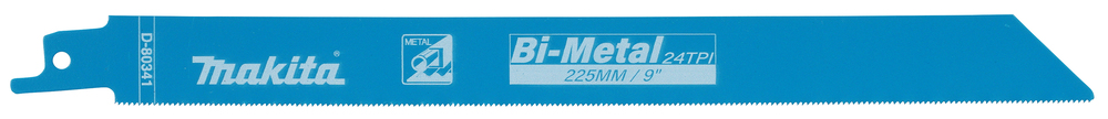 Makita D-80341 Reciprosaw Blade, Metal 24tpi 225mm