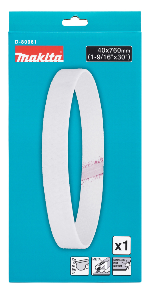 Makita D-80961 Abrasive Belt Polishing 40x760 Soft 1pc