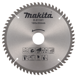 Makita D-81321 Tct Saw Blade 185x30x60t Multi Purpose