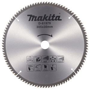 Makita D-81979 Tct Saw Blade 305x30x100 Multi Purpose