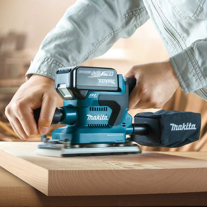 Makita DBO380Z 18V Cordless Finishing Sander - photo 2