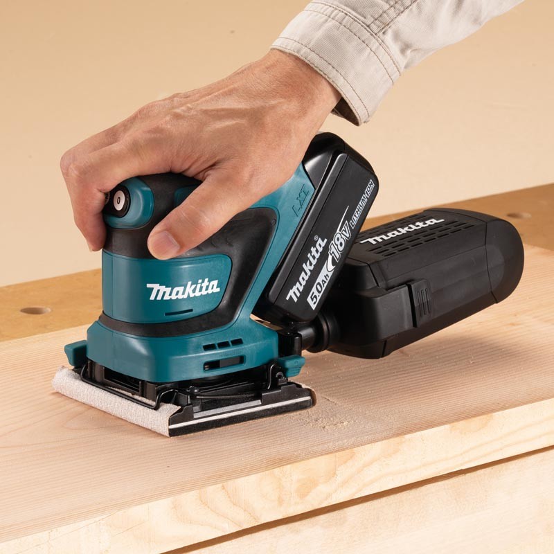 Makita DBO480Z 18V Cordless Finishing Sander Resin Base - photo 3