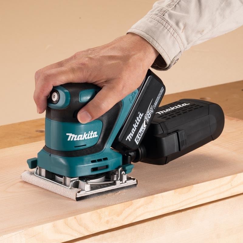 Makita DBO482Z 18V Cordless Finishing Sander Aluminium Base - photo 3