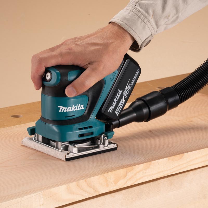 Makita DBO482Z 18V Cordless Finishing Sander Aluminium Base - photo 2