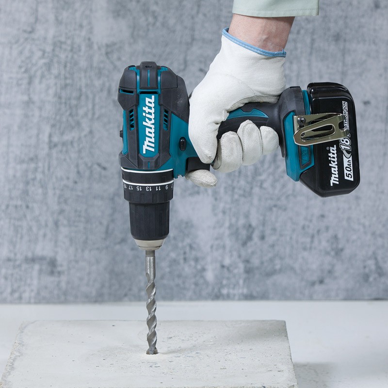 Makita DHP482RFE 18V Cordless Hammer Driver Drill Kit - photo 2