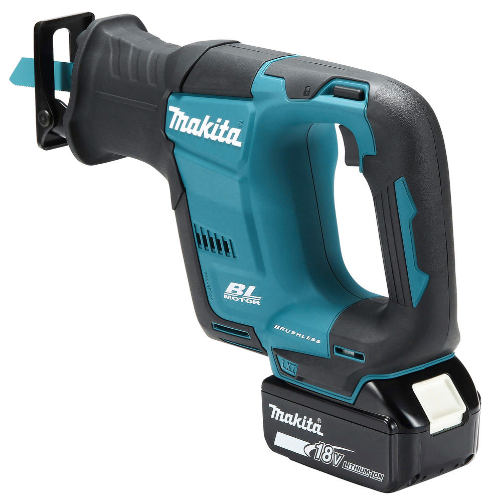 Makita DJR188RFJ 18V Cordless Reciprocating Saw Kit with 2 x BL1830B Battery, DC18RC Charger & Case - photo 4