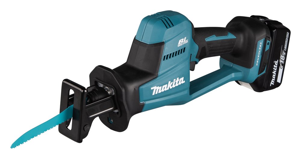 Makita DJR189RTJ 18V Brushless Cordless Reciprocating Saw Kit with 2 x BL1850B Battery, DC18RC Charger & Case - photo 2