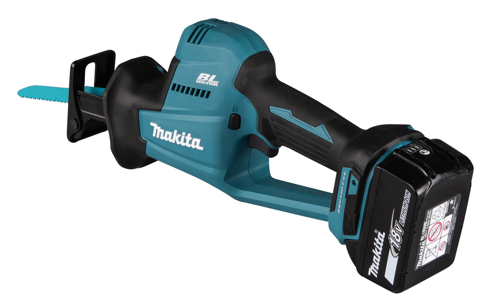 Makita DJR189RTJ 18V Brushless Cordless Reciprocating Saw Kit with 2 x BL1850B Battery, DC18RC Charger & Case - photo 4