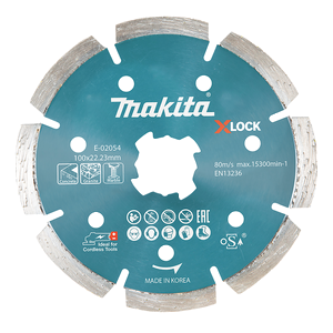 Makita E-02054 Diamond Wheel 100mmseg X-Lock For Mak2