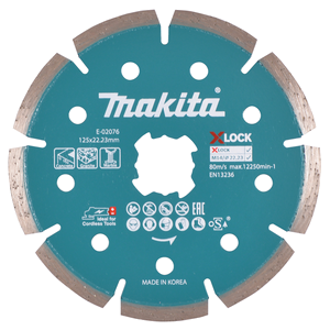 Makita E-02076 Diamond Wheel 125mmseg X-Lock For Mak2