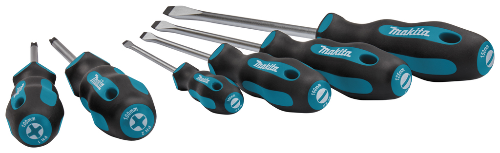 Makita E-10506 Screw Driver 6pcs Sl4.0,5.5,6.5,8,ph1,2 - photo 2