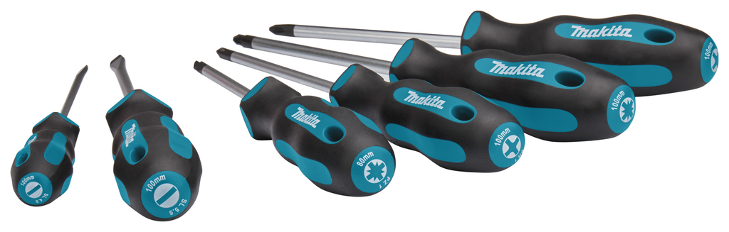 Makita E-10528 Screw Driver 6pcs Sl4.0,5.5,ph1,2,pz1,2 - photo 3