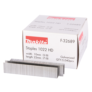 Makita F-32689 Staple 10mm Crown *22mm / 5040pk Dst221