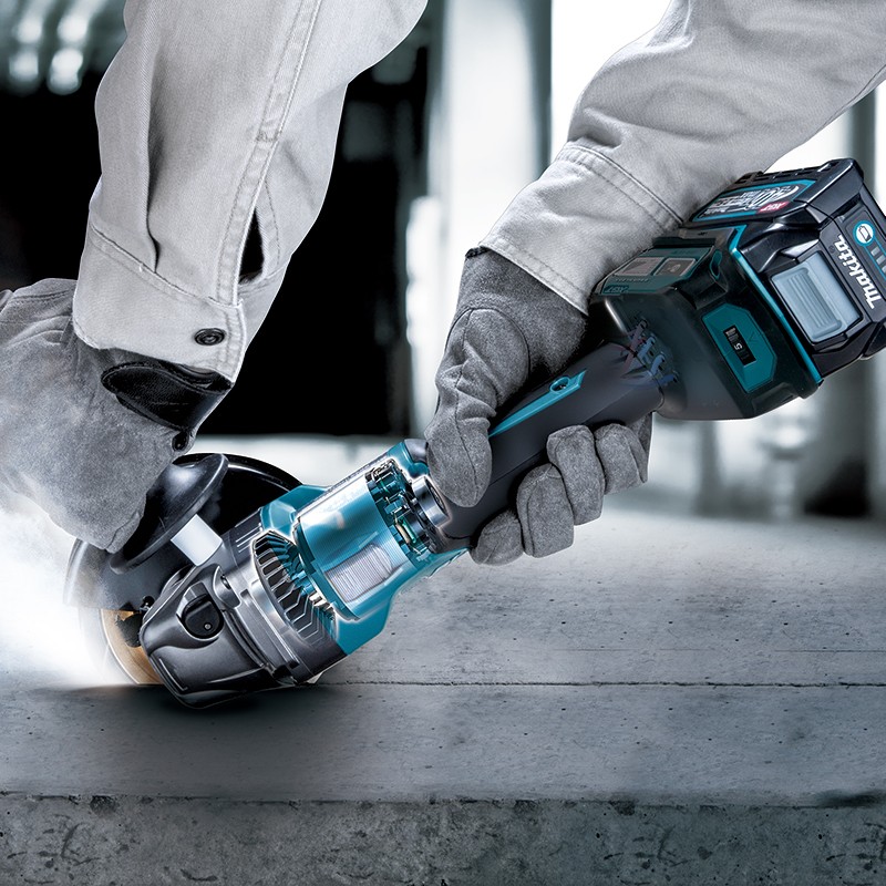 Makita GA021GZ 40V Cordless Angle Grinder 100mm Slide Switch - photo 2