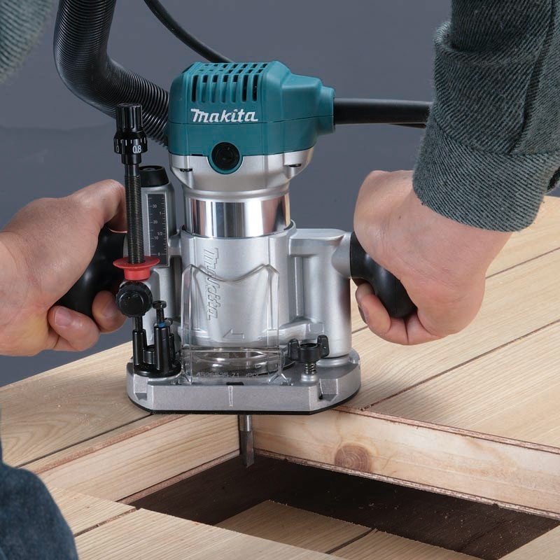 Makita RT0700C 6/8mm 710W Variable Speed Trimmer - photo 2