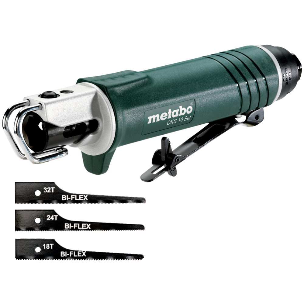 Metabo DKS 10 Set Saw Screwdriver - Max Cutting Thickness: Al:4mm / Ms:3mm / 420 L/Min / 6.2 Bar / 9000 Spm