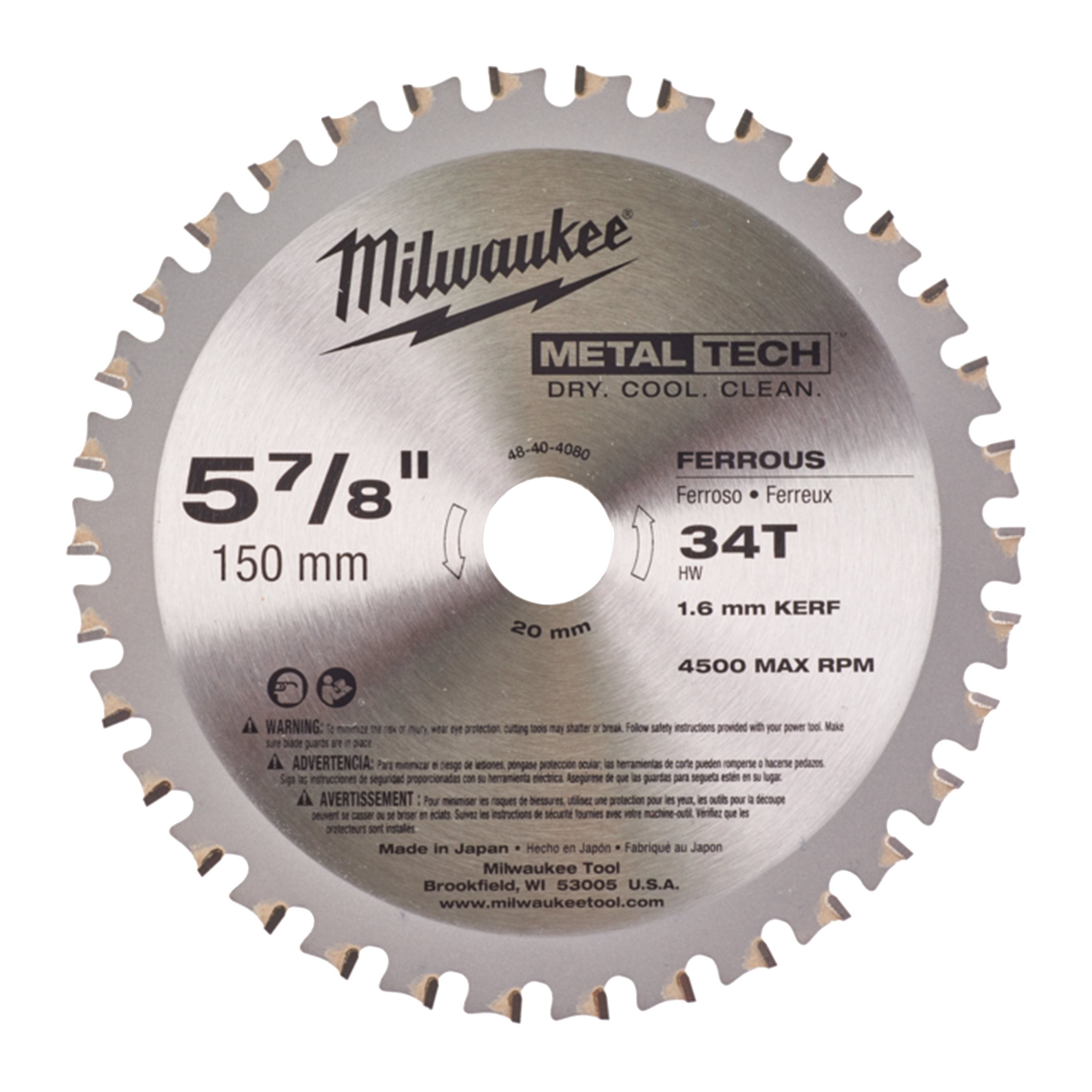 Milwaukee 48404080 Csb P M 150 X 20 X 1,6 X 34