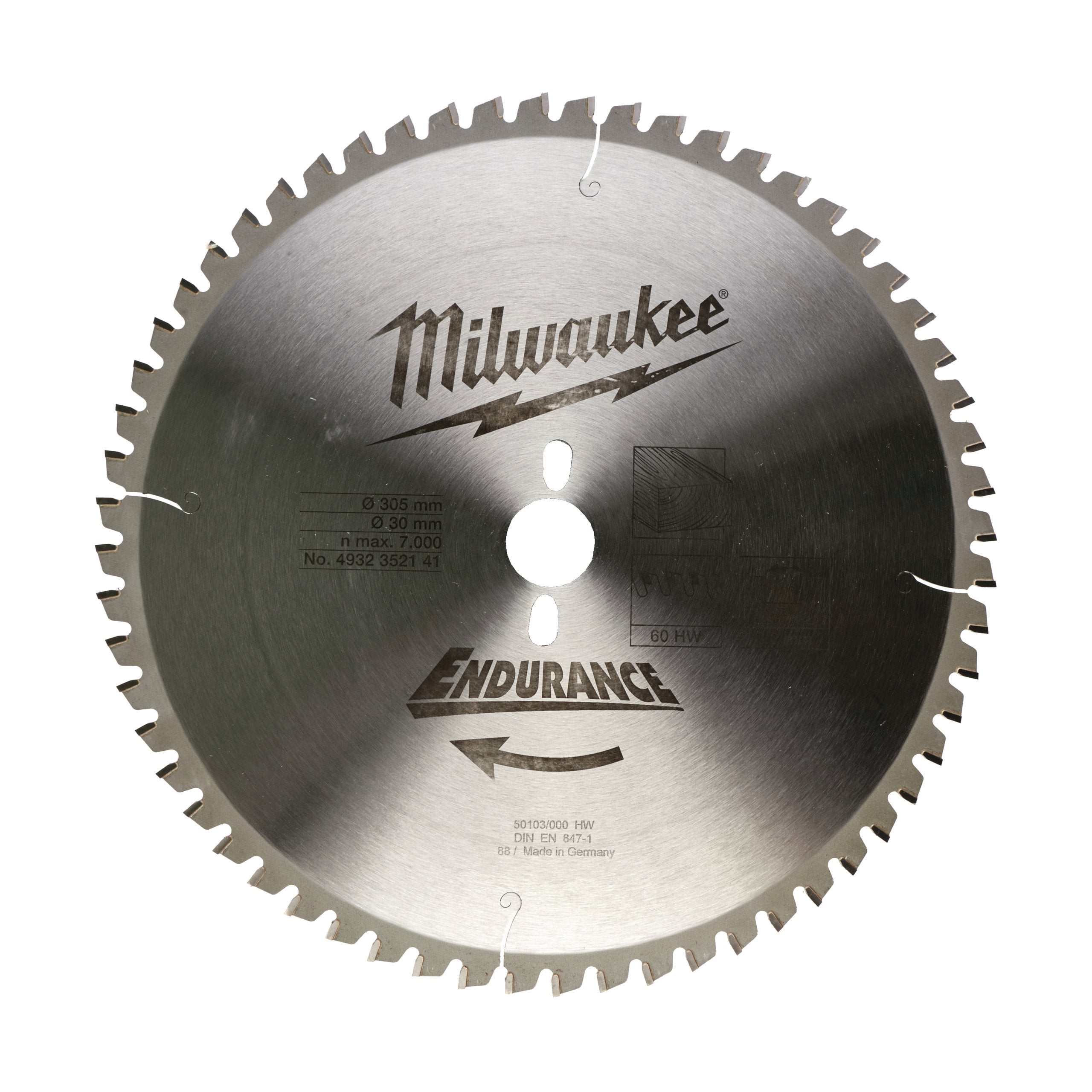 Milwaukee 4932352141 Mitre Saw Blade Circ S305x30/60z P1m