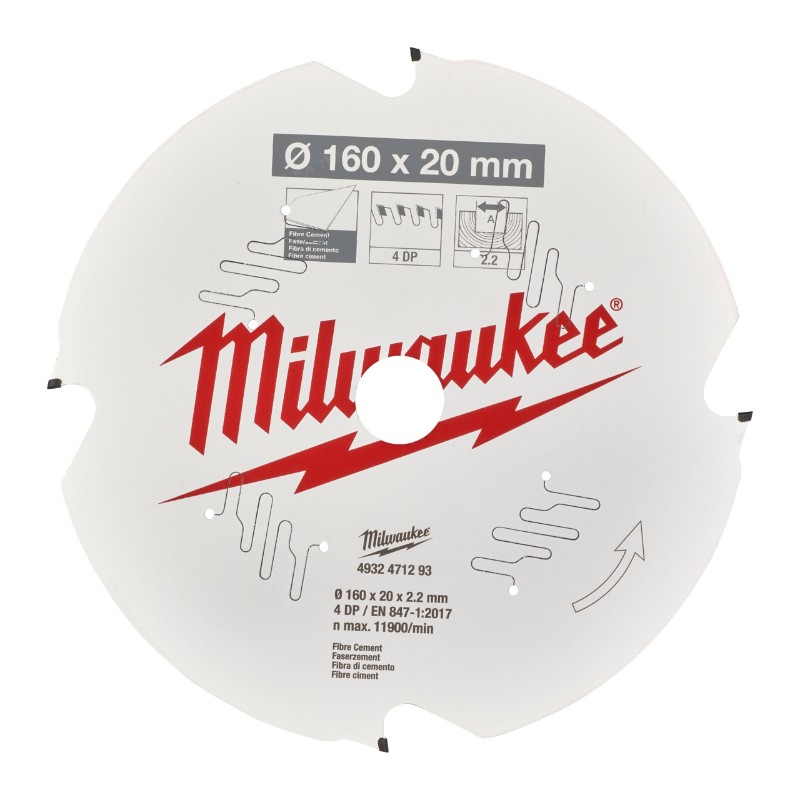 Milwaukee 4932471293 Circular Saw Blades for Hand Held Circular Saws – CSB P FC 160 x 20 x 1.8 x 4D - photo 2