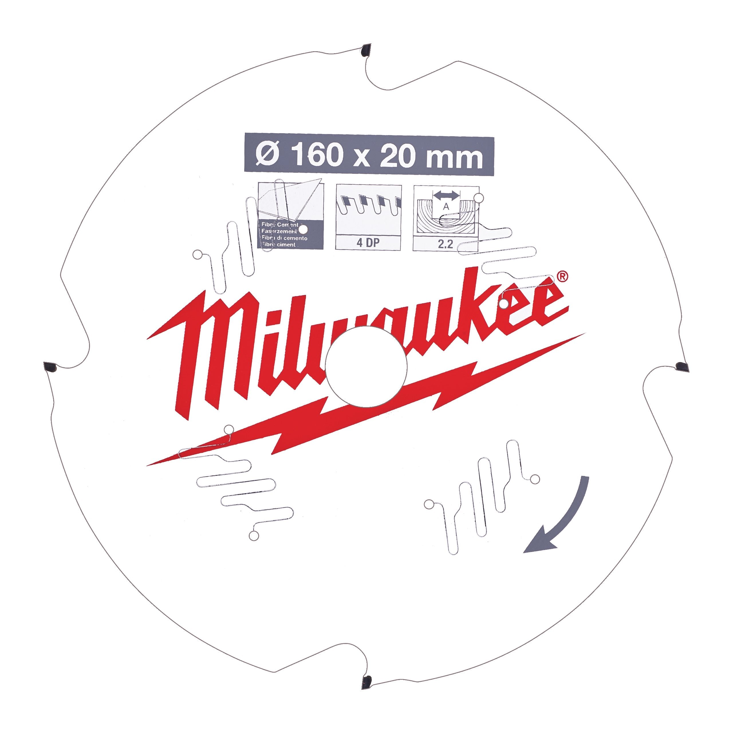 Milwaukee 4932471293 Csb P Fc 160 X 20 X 2,2 X 4d