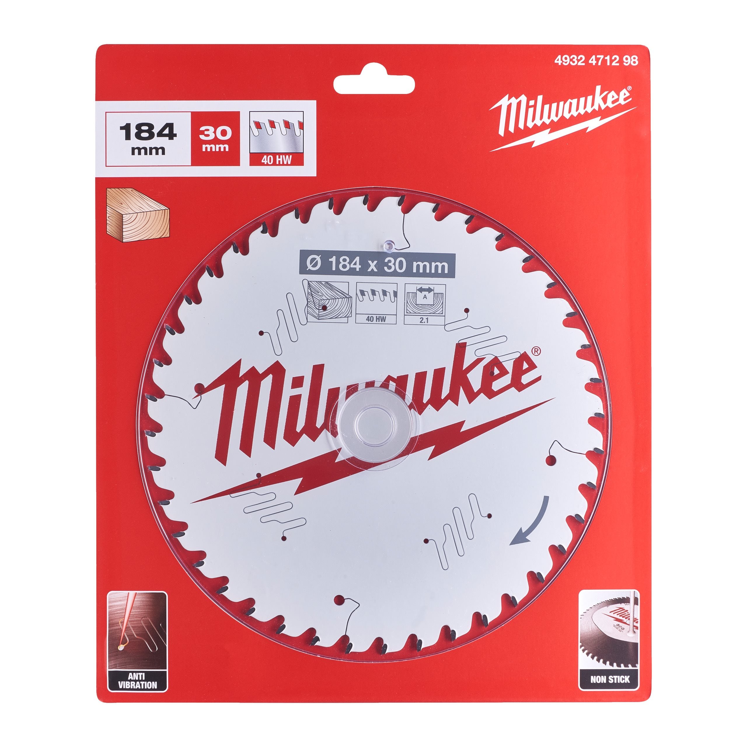 Milwaukee 4932471298 Csb P W 184 X 30 X 2,1 X 40atb